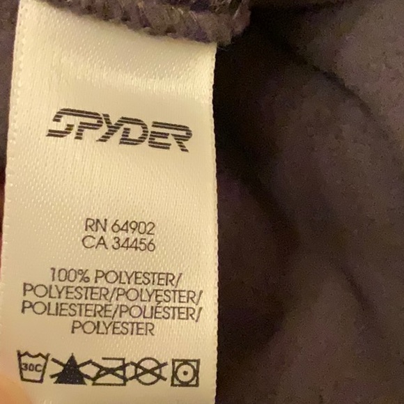 Spyder Fleece Set: Upshot 1/2 Zip Top & Aftermath Fleece Pant - ArmorGrey - Picture 11 of 16